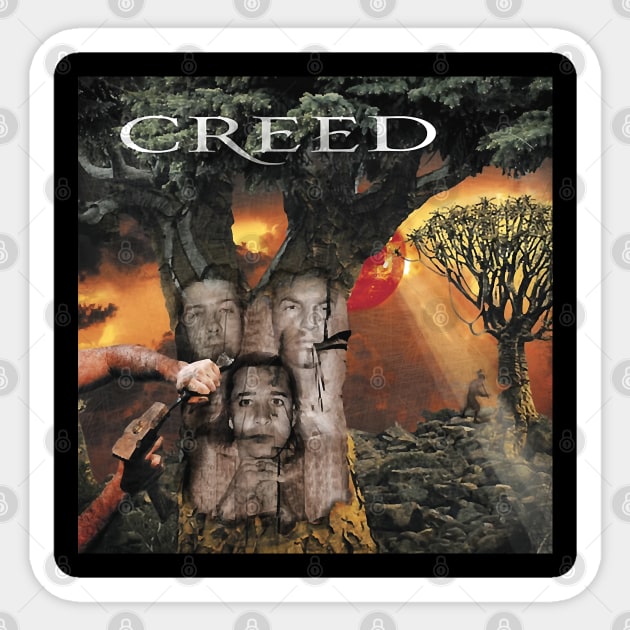 Creed weathered Sticker by auliasandra